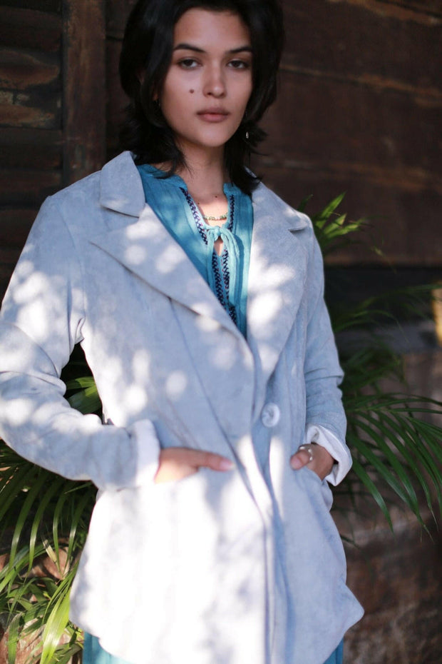 Corduroy Jacket Jacky - sustainably made MOMO NEW YORK sustainable clothing, offer slow fashion
