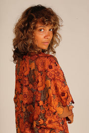COTTON LACE KIMONO - sustainably made MOMO NEW YORK sustainable clothing, Kimono slow fashion