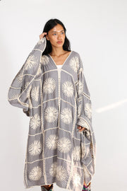 CROCHET KIMONO MAIGRET - sustainably made MOMO NEW YORK sustainable clothing, resort2023 slow fashion