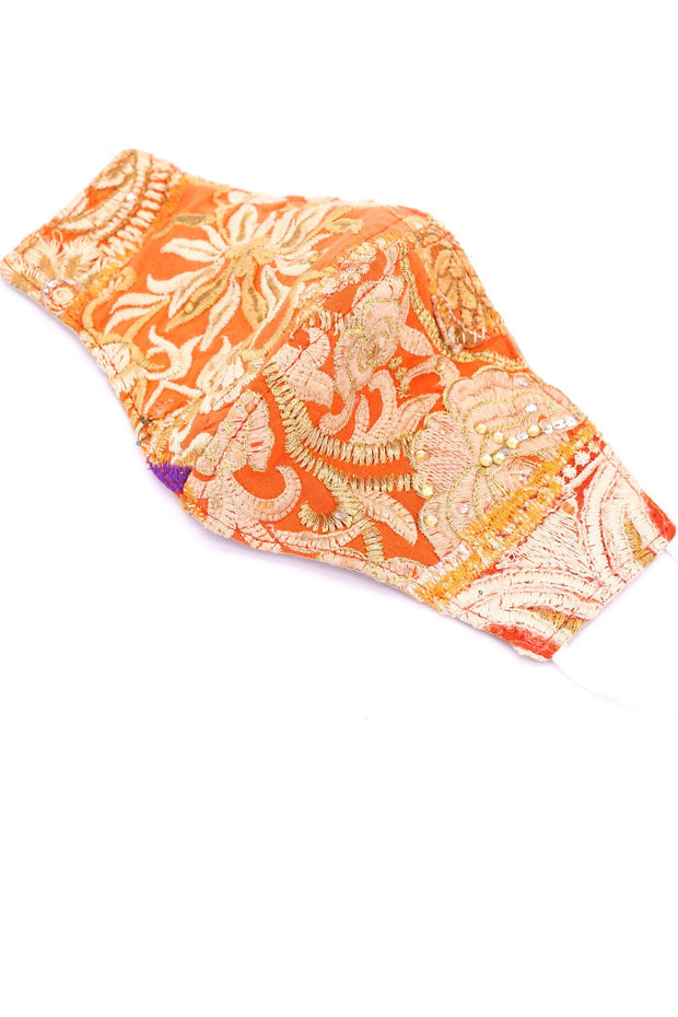 FACE MASK GIVA BROWN (NEW COLOR) LIMITED EDITION - sustainably made MOMO NEW YORK sustainable clothing, offerfm slow fashion