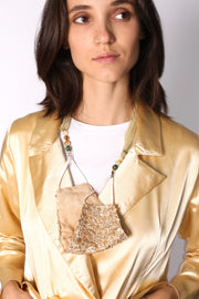 FACE MASK HOLDER ARABELLA - sustainably made MOMO NEW YORK sustainable clothing, slow fashion