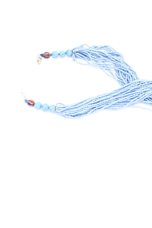 FACE MASK STRAP HOLDER NECKLACE ARABELLA - sustainably made MOMO NEW YORK sustainable clothing, offerfm slow fashion