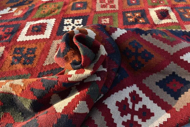 Handmade Kilim, Maimana Kilim, Old Kilim, Area Kilim, Afghan Kilim, Vintage kilim ,Chobi kilim ,Afghan Kilem ,Ghalmori Kilim - sustainably made MOMO NEW YORK sustainable clothing, rug slow fashion