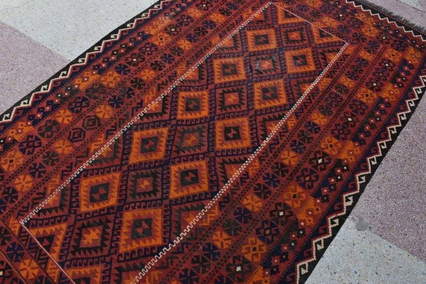 Handmade Rug, Afghan Rug, Vintage Rug ,Turkmen Rug, Kilim rug, Afghan kilem Rug ,Antique Rug ,Area Rug, Oriental Rug - sustainably made MOMO NEW YORK sustainable clothing, rug slow fashion