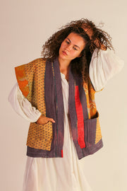 KANTHA VINTAGE QUILT ASSO - sustainably made MOMO NEW YORK sustainable clothing, slow fashion