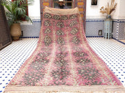 moroccan rug from Beni mguild, berber handmade area rug - sustainably made MOMO NEW YORK sustainable clothing, rug slow fashion