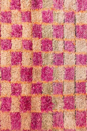 Moroccan rug size 9.61 ft x 6.36 ft, berber, Moroccan, checkered rug, Azilal, boujaad, beni mguild, kilim, handira - sustainably made MOMO NEW YORK sustainable clothing, rug slow fashion