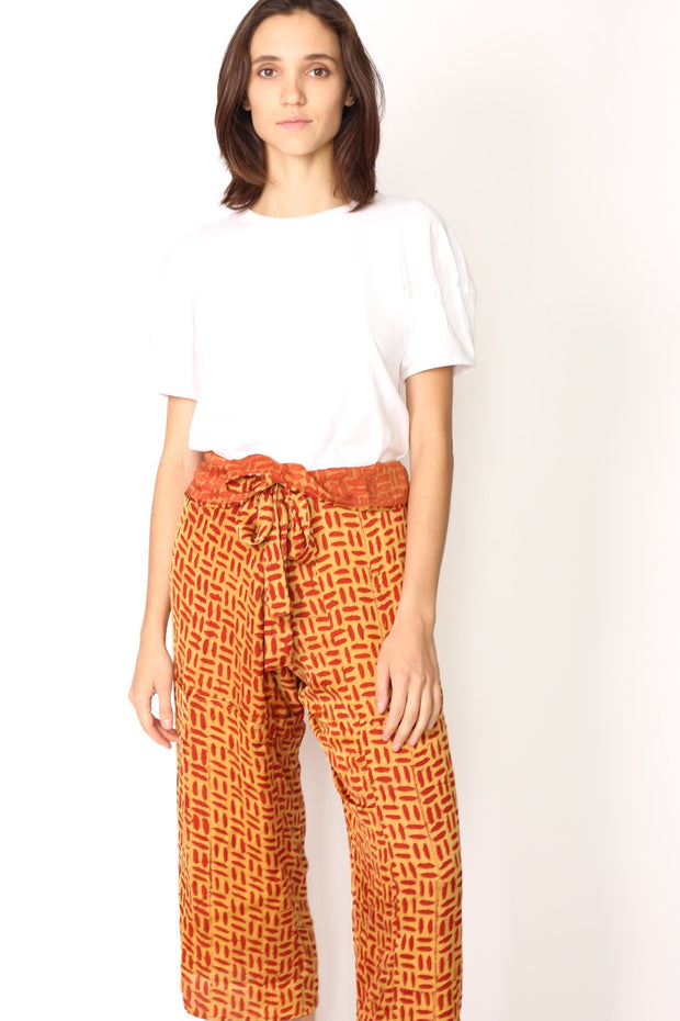 SILK THAI FISHERMAN STYLE BETSY - sustainably made MOMO NEW YORK sustainable clothing, saleojai slow fashion