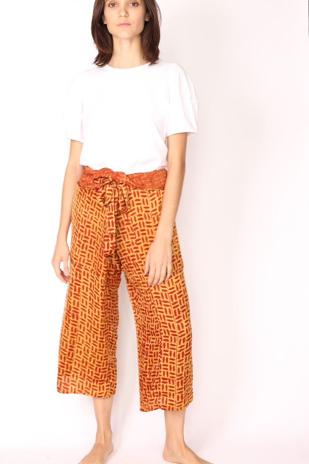 SILK THAI FISHERMAN STYLE BETSY - sustainably made MOMO NEW YORK sustainable clothing, saleojai slow fashion