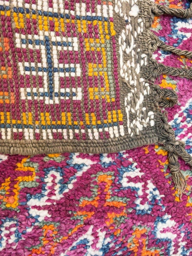 vintage moroccan rug from Beni mguild, berber handmade area rug - sustainably made MOMO NEW YORK sustainable clothing, slow fashion