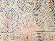 vintage moroccan rug from Beni mguild, berber handmade area rug - sustainably made MOMO NEW YORK sustainable clothing, rug slow fashion