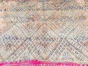 vintage moroccan rug from Beni mguild, berber handmade area rug - sustainably made MOMO NEW YORK sustainable clothing, rug slow fashion