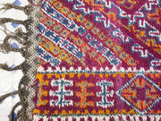 vintage moroccan rug from Beni mguild, berber handmade area rug - sustainably made MOMO NEW YORK sustainable clothing, slow fashion