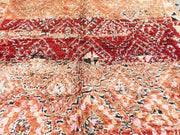 vintage moroccan rug from Beni mguild, berber handmade area rug - sustainably made MOMO NEW YORK sustainable clothing, rug slow fashion