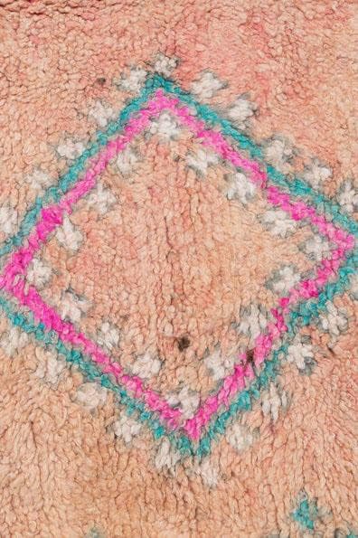 vintage moroccan rug from Beni mguild, berber handmade area rug - sustainably made MOMO NEW YORK sustainable clothing, rug slow fashion