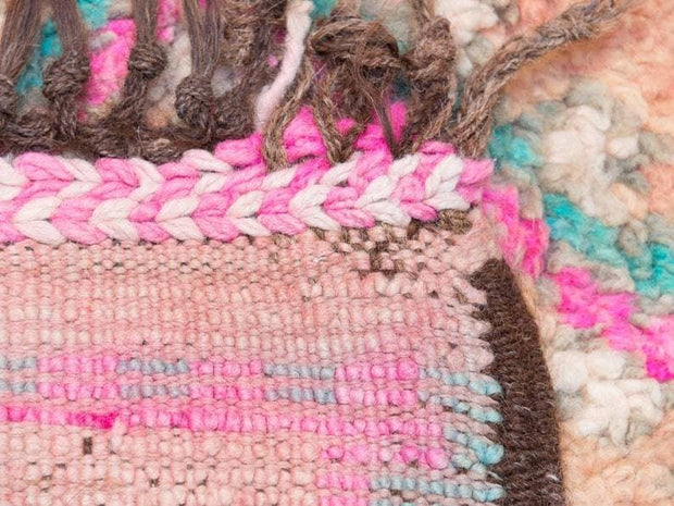 vintage moroccan rug from Beni mguild, berber handmade area rug - sustainably made MOMO NEW YORK sustainable clothing, rug slow fashion