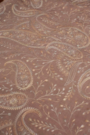 VINTAGE PINK EMBROIDERED SILK B32-21 - sustainably made MOMO NEW YORK sustainable clothing, fabric slow fashion