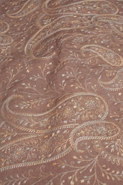 VINTAGE PINK EMBROIDERED SILK B32-21 - sustainably made MOMO NEW YORK sustainable clothing, fabric slow fashion