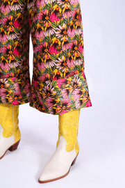 YELLOW / CREME BOOTS SELINA X FREE PEOPLE - sustainably made MOMO NEW YORK sustainable clothing, boots slow fashion